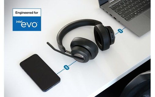 Casque gaming sans fil Kensington H3000, Noir - Bluetooth