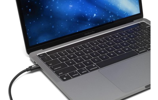 Câble Thunderbolt 4 / USB-C / USB4 - OWC - 40 Gbit/s - 240 W - 0,3 m - Noir