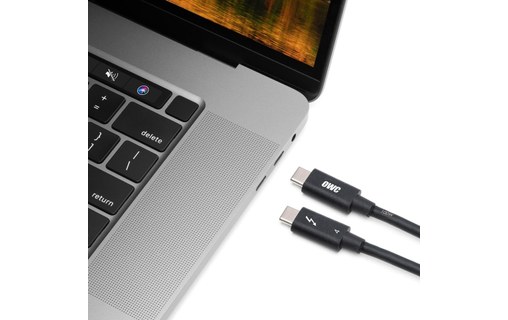 Câble Thunderbolt 4 / USB-C / USB4 - OWC - 40 Gbit/s - 100 W - 2 m - Noir