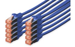 Digitus Professional câble de réseau 3 m Cat6 S/FTP [S-STP] Bleu (CAT6 S-FTP
