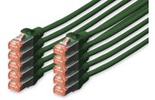 Digitus DK-1644-010-G-10 câble de réseau 1 m Cat6 S/FTP (S-STP) Vert (CAT6