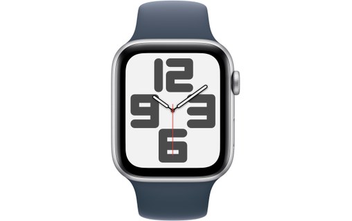 Apple Watch SE OLED 44 mm Numérique 368 x 448 pixels Écran tactile Argent Wifi G