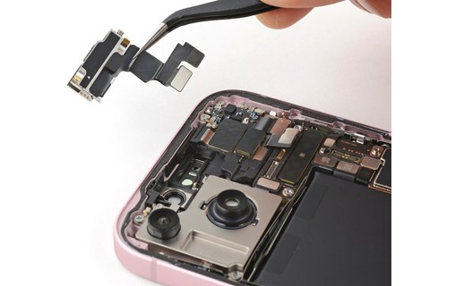 Caméra avant pour iPhone 15