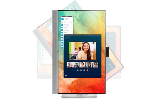 Écran 27" HP EliteDisplay E273m - HDMI/DisplayPort/DVI/VGA