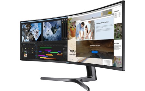 Écran Gaming Incurvé 49" Samsung C49RG90SSU - HDMI/DisplayPort