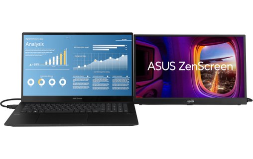 Écran Gaming 17,3" ASUS ZenScreen 90LM08PG-B01170 - HDMI/USB-C