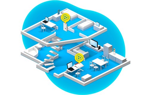 Répéteur FRITZ!Repeater 2400 - Bi-bande 1733 Mbit/s