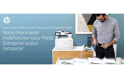 Imprimante multifonction HP Color LaserJet Enterprise M480f / 3QA55A - AirPrint