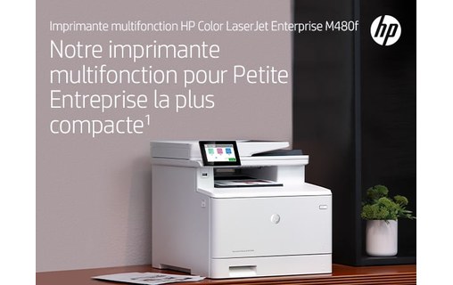 Imprimante multifonction HP Color LaserJet Enterprise M480f / 3QA55A - AirPrint
