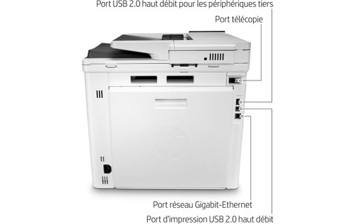 Imprimante multifonction HP Color LaserJet Enterprise M480f / 3QA55A - AirPrint