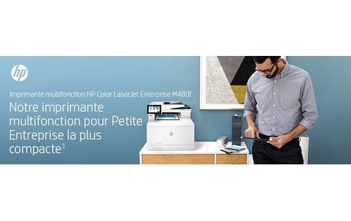 Imprimante multifonction HP Color LaserJet Enterprise M480f / 3QA55A - AirPrint