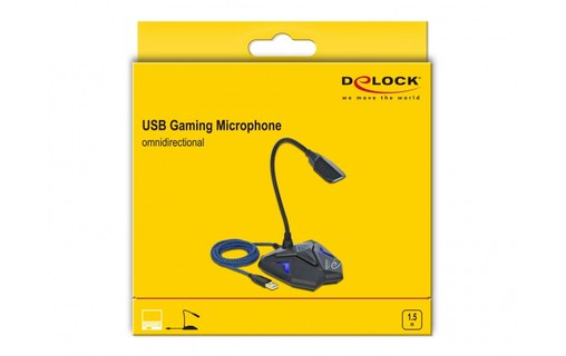 Micro Gaming Delock 66330 Bleu - USB