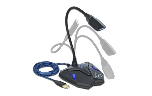 Micro Gaming Delock 66330 Bleu - USB