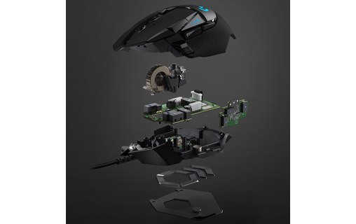 Logitech G502 Hero souris USB Optique 16000 DPI Droitier