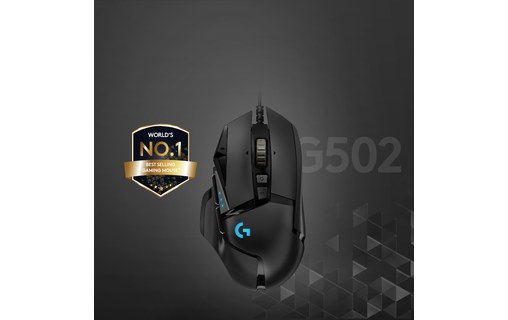 Logitech G502 Hero souris USB Optique 16000 DPI Droitier