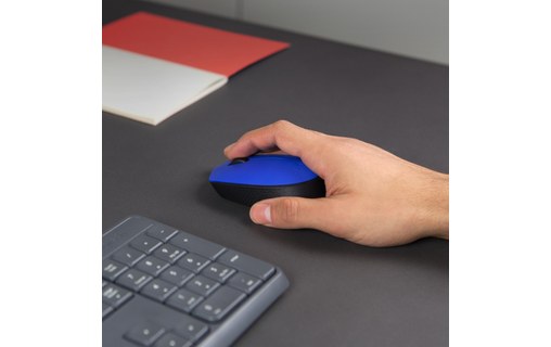 Souris sans fil Logitech M171 - Bleue