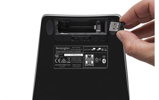 Souris sans fil Kensington Expert Mouse - Noire - Trackball