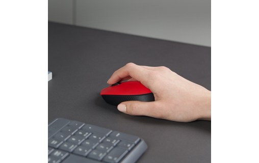 Souris sans fil Logitech M171 - Rouge