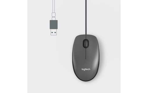 Souris Logitech M100 - Noire