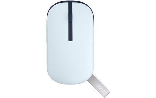 Souris sans fil ASUS Marshmallow MD100 - Bleue, Rose