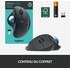 Souris sans fil Logitech ERGO M575 - Graphite - Ergonomique, Trackball