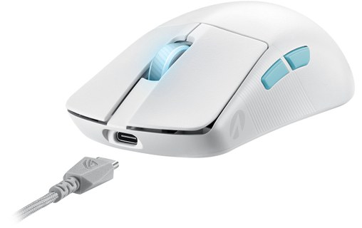 Souris Gaming sans fil ASUS ROG Harpe Ace Aim Lab Edition - Blanche
