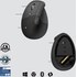 Logitech Lift for Business souris Gauche RF sans fil + Bluetooth Optique 4000 DP