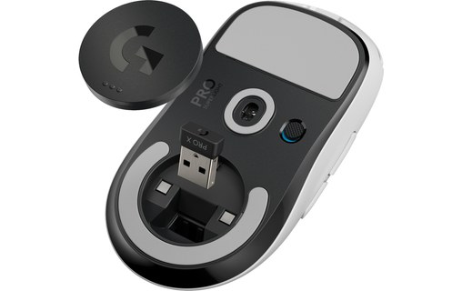 Souris Gaming sans fil Logitech Pro X Superlight - Blanche