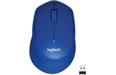 Souris sans fil Logitech M330 Silent Plus - Bleue