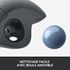 Souris sans fil Logitech ERGO M575 - Graphite - Ergonomique, Trackball