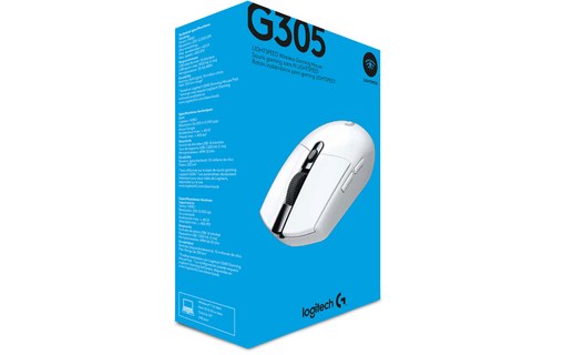 LOGITECH G305 Blanc Souris gaming sans fil