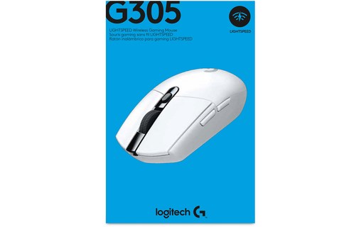 LOGITECH G305 Blanc Souris gaming sans fil