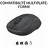 Souris sans fil Logitech M240 Silent - Graphite