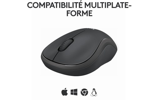 Souris sans fil Logitech M240 Silent - Graphite
