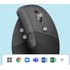 Souris sans fil Logitech Lift - Blanche - Ergonomique, Verticale