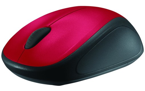 Souris sans fil Logitech M235 - Rouge