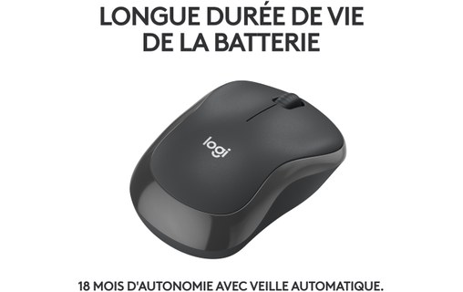 Souris sans fil Logitech M240 Silent - Graphite