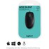Logitech B110 souris USB Optique 1000 DPI Ambidextre