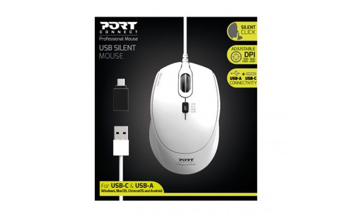 Souris PORT Designs 900712 - Blanche