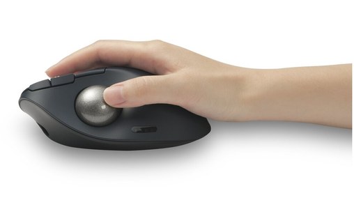 Souris sans fil Kensington Pro Fit Ergo - Grise, Noire - Ergonomique