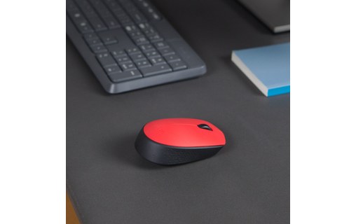 Souris sans fil Logitech M171 - Rouge