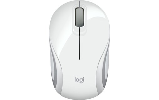 Souris sans fil Logitech M187 - Blanche