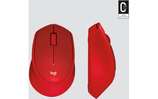 Souris sans fil Logitech M330 Silent Plus - Rouge