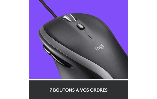 Souris Logitech M500s - Noire - Ergonomique