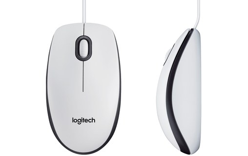 Souris Logitech M100 - Blanche