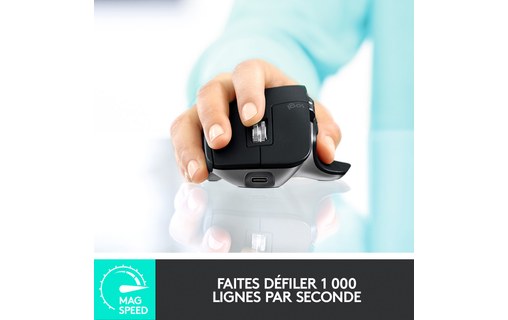 Logitech MX Master 3 for Mac souris Bluetooth Laser 4000 DPI Droitier