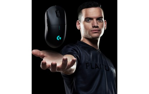 Souris de jeu sans fil Logitech G PRO avec capteur Hero