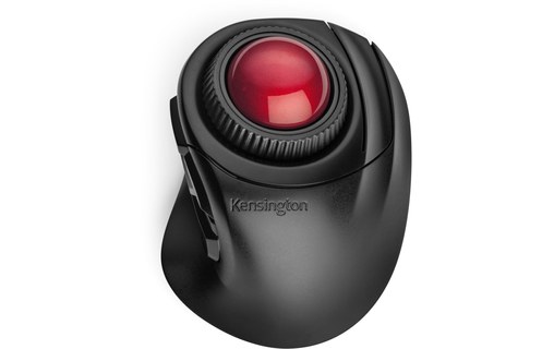 Souris sans fil Kensington Orbit Fusion - Noire, Rouge - Trackball