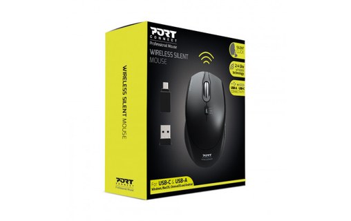 Souris sans fil PORT Designs 900713 - Noire