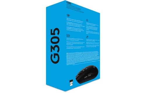LOGITECH Souris filaire USB Gaming G305 LIGHTSPEED Noir